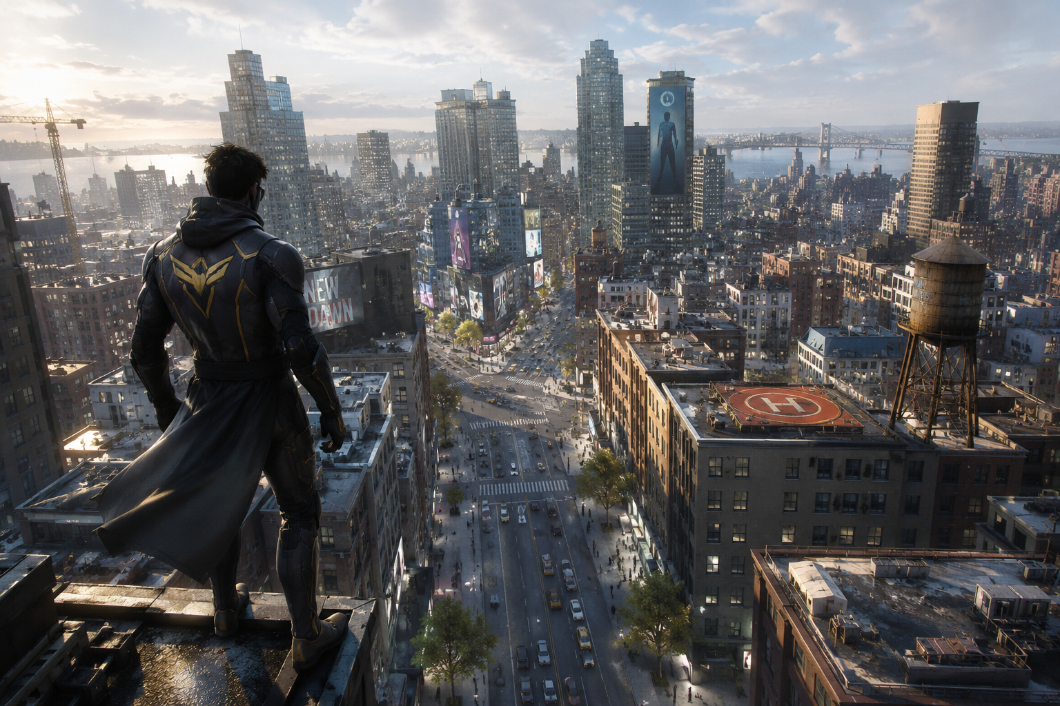 Evolution of open-world superhero games from classic environments to modern interactive worlds